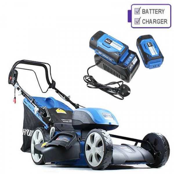 Buy Hyundai HYM120Li510 120v Self Propelled Cordless Lawn mower Online - Lawn Mowers