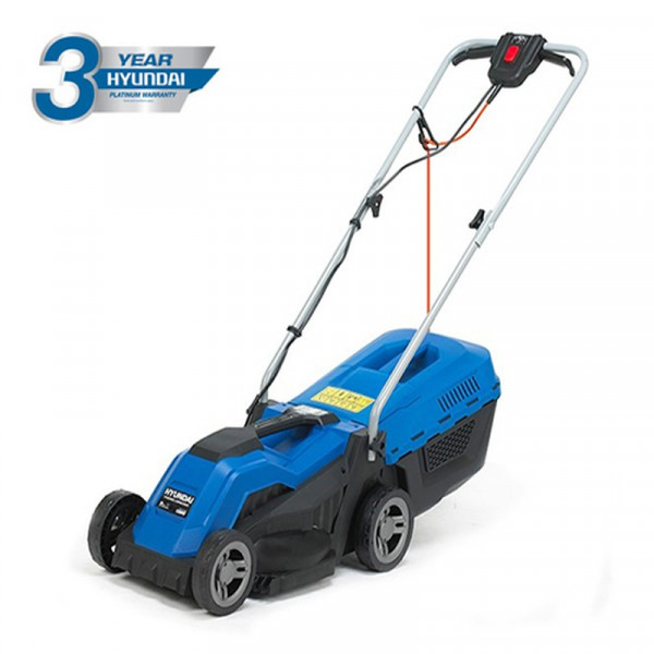 Buy Hyundai HYM3300E Electric Rotary Rear Roller Lawnmower Online - Lawn Mowers