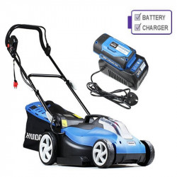 Hyundai Hym60li420 60v Cordless 42cm Rear Roller Lawn Mower C/w Battery and Charger