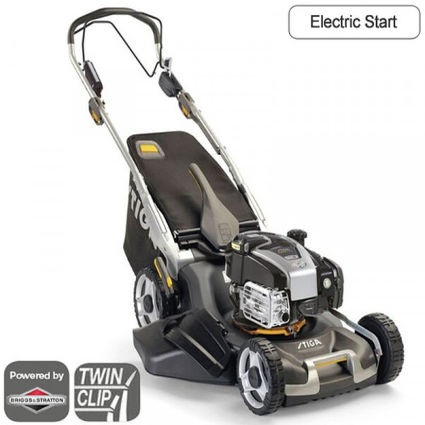 Buy Stiga Twinclip 50 SVEQ B Self Propelled Combi Lawn mower Online - Petrol Mowers