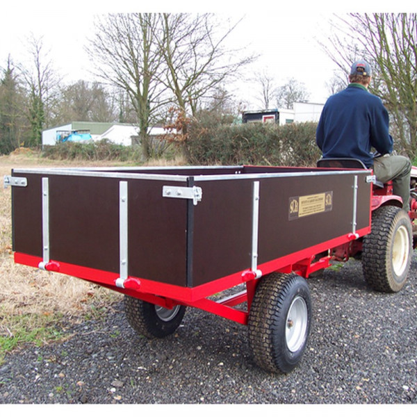 Buy SCH 2 Wheel Timber Tipping Trailer GWTS15 Online - Wheelbarrows & Sack Trucks