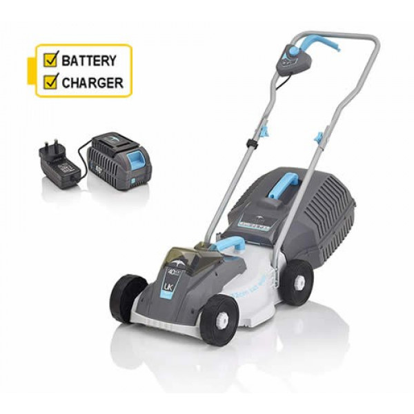 Buy Swift EB132C2 32cm Compact Mower with Battery and Charger Online - Lawn Mowers