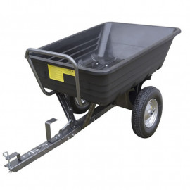 Handy 650lb Poly Body Towed Dump Cart