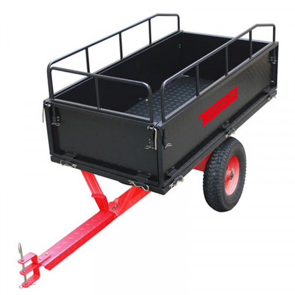 Buy Tondu TSC1200 Steel Garden Trailer Online - Wheelbarrows & Sack Trucks