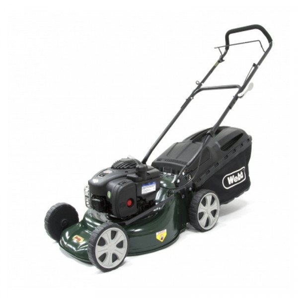 Buy Webb Supreme R18HP 4 Wheel Push Petrol Lawnmower Online - Petrol Mowers