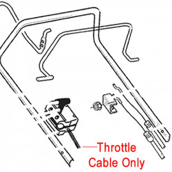 Al Ko Lawnmower Throttle Cable 332979