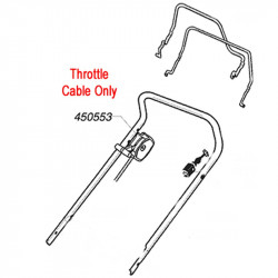 Al Ko Lawnmower Throttle Cable 450553