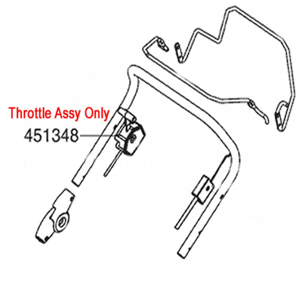 Buy AL KO Lawnmower Throttle Cable 452670 Online - Lawn Mowers