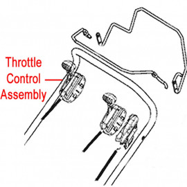Al Ko Lawnmower Throttle Cable 453042