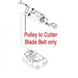 Al Ko 32vle & 38vle Scarifier Drive to Tines Belt (ak460294)