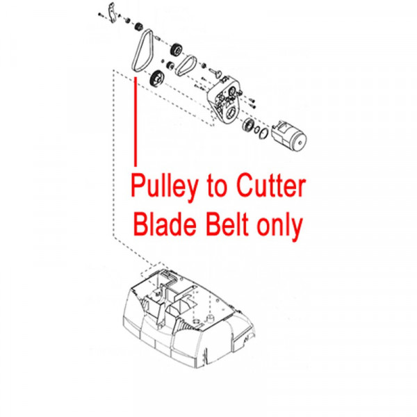 Buy AL KO 32VLE ; 38VLE Scarifier Drive to Tines Belt (AK460294) Online - Lawn Mowers