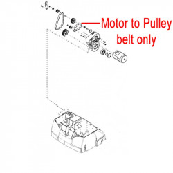 Al Ko 38vle Scarifier Motor to Drive Belt (ak463782)