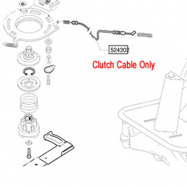 Al Ko Ride on Mower Blade Engagement Cable 524302