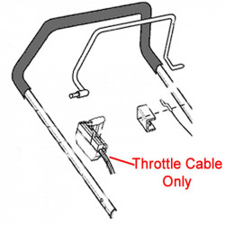 Al Ko Lawnmower Throttle Cable 549670