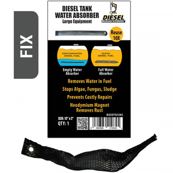 Buy B3C Diesel Tank Snake Water Absorber 24in x 2in Online - Garden Tools & Devices