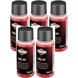 Five 100ml Bottles Briggs & Stratton Fuel Fit Stabiliser 992380