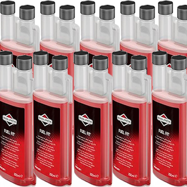 Buy Ten 250ml Bottles Briggs ; Stratton Fuel Fit Stabiliser 992381 Online - Garden Tools & Devices