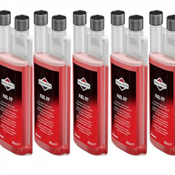 Five 250ml Bottles Briggs & Stratton Fuel Fit Stabiliser 992381