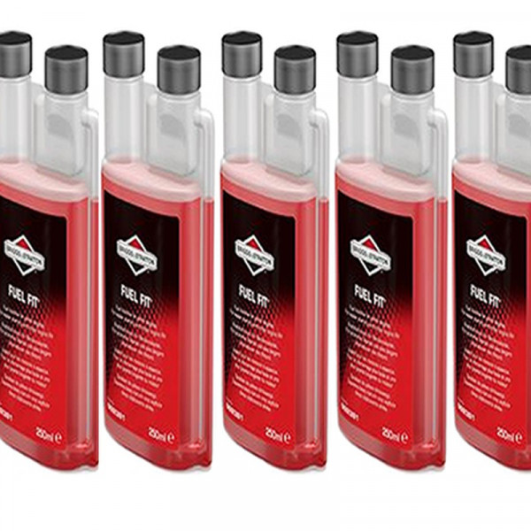 Buy Five 250ml Bottles Briggs ; Stratton Fuel Fit Stabiliser 992381 Online - Garden Tools & Devices