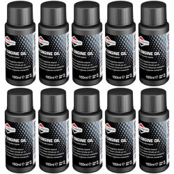 Ten Bottles Briggs & Stratton Two Stroke Oil Fully Synthetic One Shot 992413