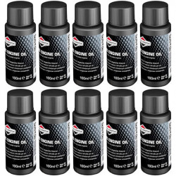 Ten Bottles Briggs & Stratton Two Stroke Oil Fully Synthetic One Shot 992413