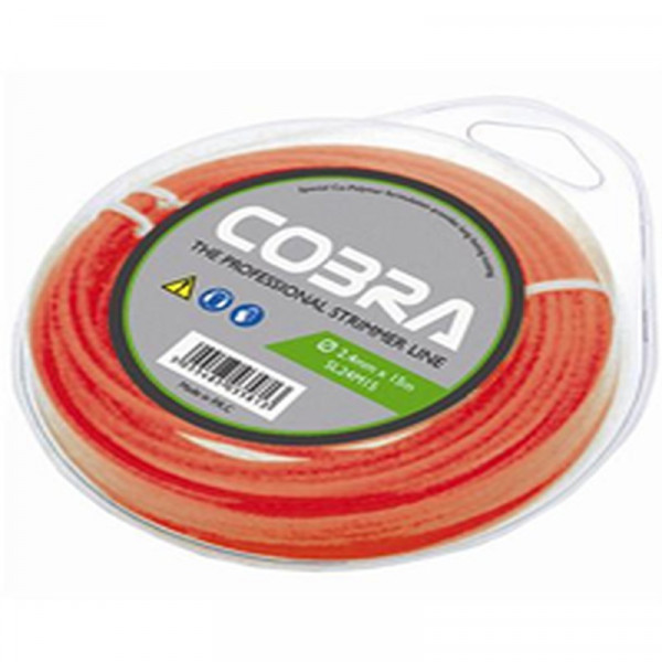 Buy Cobra 2.4mm Round Nylon Strimmer Line (15M Pack) Online - Garden Tools & Devices