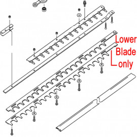 Kawasaki Khs750b Hedge Trimmer Lower Blade