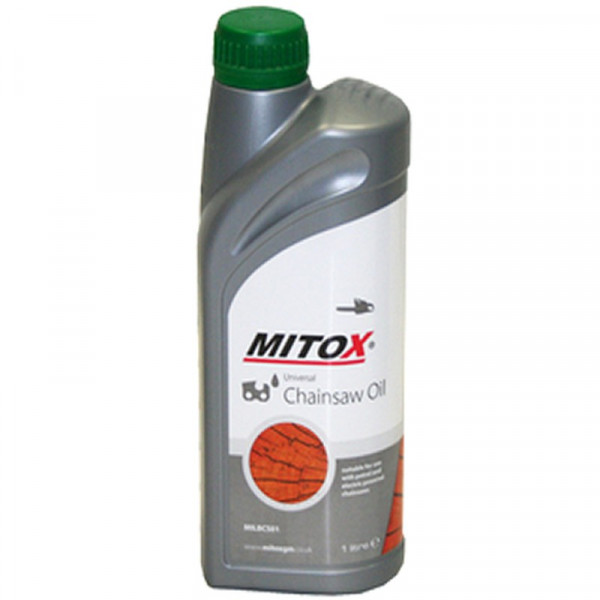 Buy Mitox Universal Chainsaw Chain Oil 1 Litre Bottle Online - Garden Tools & Devices