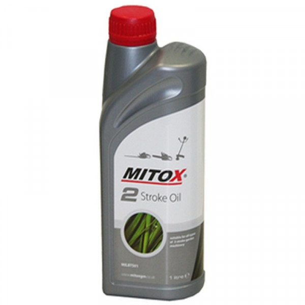 Buy Mitox Two Stroke Oil Semi Synthetic 1 Litre Bottle Online - Garden Tools & Devices