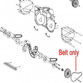 Stiga Snow Electric Blower Belt 1811 2639 01