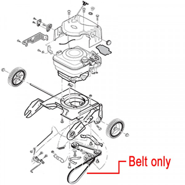 Buy Stiga Snow Rex Belt 1812 2012 01 Online - Garden Tools & Devices