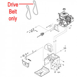 Stiga Snow Fox & Blizzard Drive Belt 1812 2220 01