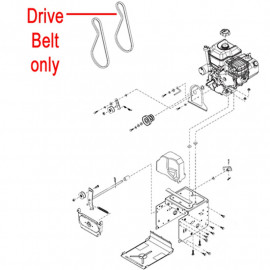 Stiga Snow Fox & Blizzard Drive Belt 1812 2220 01