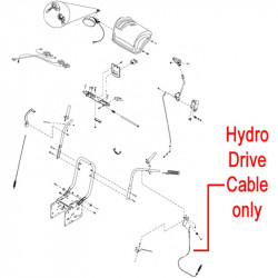 Stiga Snow 1171 & 1381 Pro Hst Drive Cable Hydro 1812 2227 01