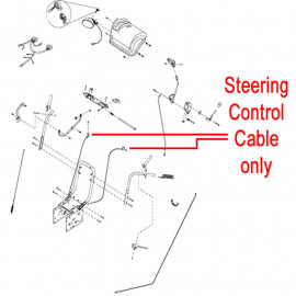 Stiga Snow Flake & Snow Power Steering Cable 1812 2538 01