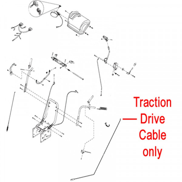Buy Stiga Snow Flake ; Snow Power Traction Drive Cable 1812 2539 01 Online - Garden Tools & Devices
