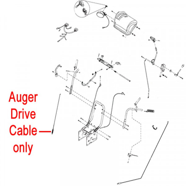 Buy Stiga Snow Fox , Flake, Power ; Blizzard Drive Cable 1812 2542 01 Online - Garden Tools & Devices