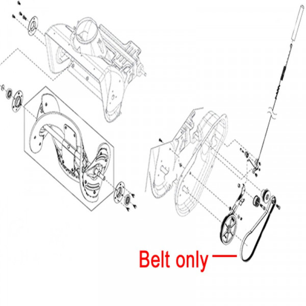 Buy Stiga Snow Prisma Belt 1812 2566 01 Online - Garden Tools & Devices