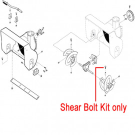 Stiga Snow Flake, Power & Blizzard Shear Bolt Kit 1812 9005 01