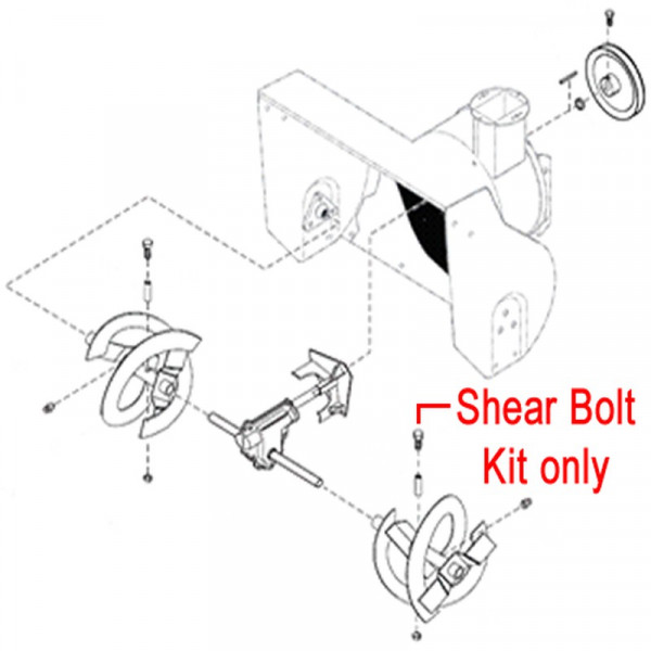 Buy Stiga Snow Flake ; Snow Power Shear Bolt Kit 1812 9006 01 Online - Garden Tools & Devices