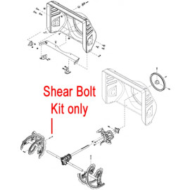 Stiga Snow Fox, 1171 & 1381 Pro Hst Shear Bolt Kit 1812 9029 01