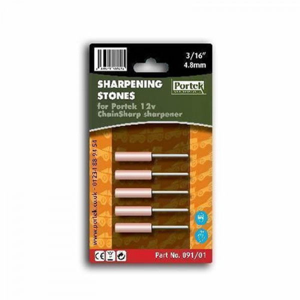 Buy Portek ChainSharp Replacement Sharpening Stones (3/16 4.8mm) Online - Motorised Trimmers & Accessories