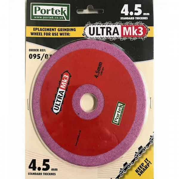 Buy Portek Ultra 3 Replacement Sharpening Wheel 4.5mm Online - Motorised Trimmers & Accessories
