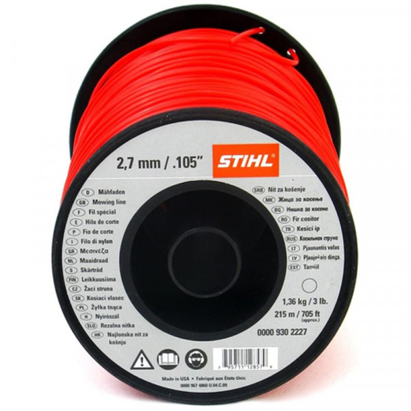 Buy Stihl 2.7mm Square Mowing Line 221m Online - Garden Tools & Devices