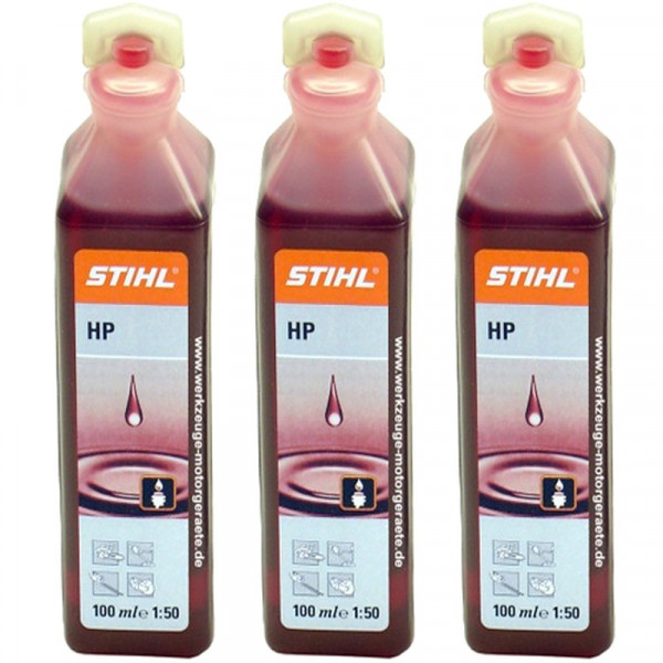 Buy 3x Stihl 2 Stroke Oil One Shot 100ml Bottles 0781 319 8401 Online - Garden Tools & Devices
