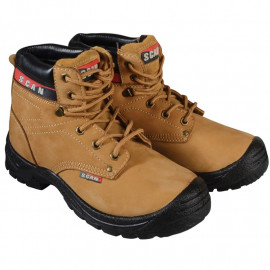 Scan Cougar Nubuck Safety Boots S1p Uk 7 Euro 41