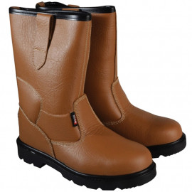 Scan Texas Dual Density Lined Rigger Boots Tan Uk 6 Euro 39