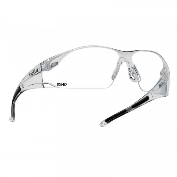 Buy Bolle BOLRUSHDPI Rush Safety Glasses Clear HD Lens Online - Clothing & Accessories