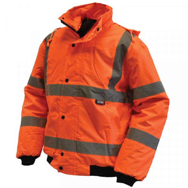 Buy Scan Hi Vis Bomber Jacket Orange L 42 44in Online - Clothing & Accessories