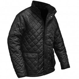 Roughneck Black Quilted Jacket Medium